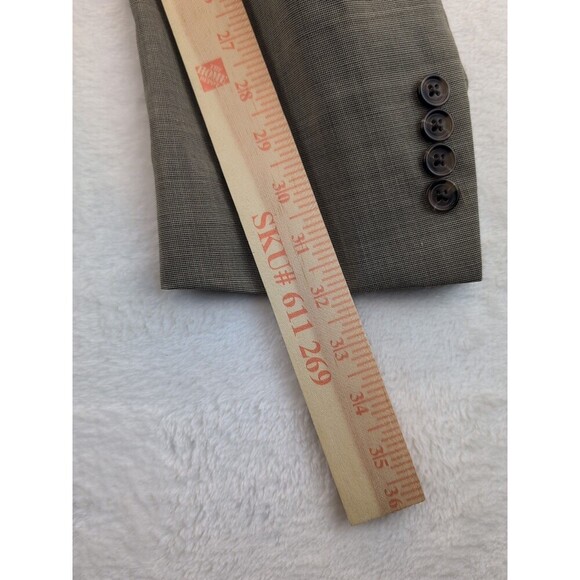 Brooks Brothers "346" Sport Coat Mens 42R Brown Wool Stretch Fit Jacket - Picture 10 of 16